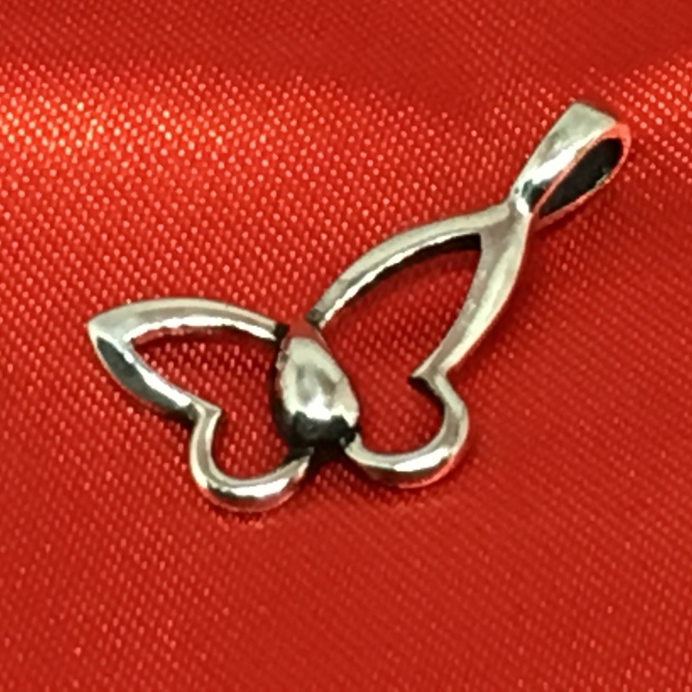 NEW Stamped 925 Sterling Silver Butterfly Pendant